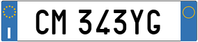 Truck License Plate